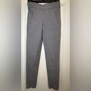 H&M Women’s Plaid Ponte Pants Work Pants Everyday Stretch Leggings Size 2